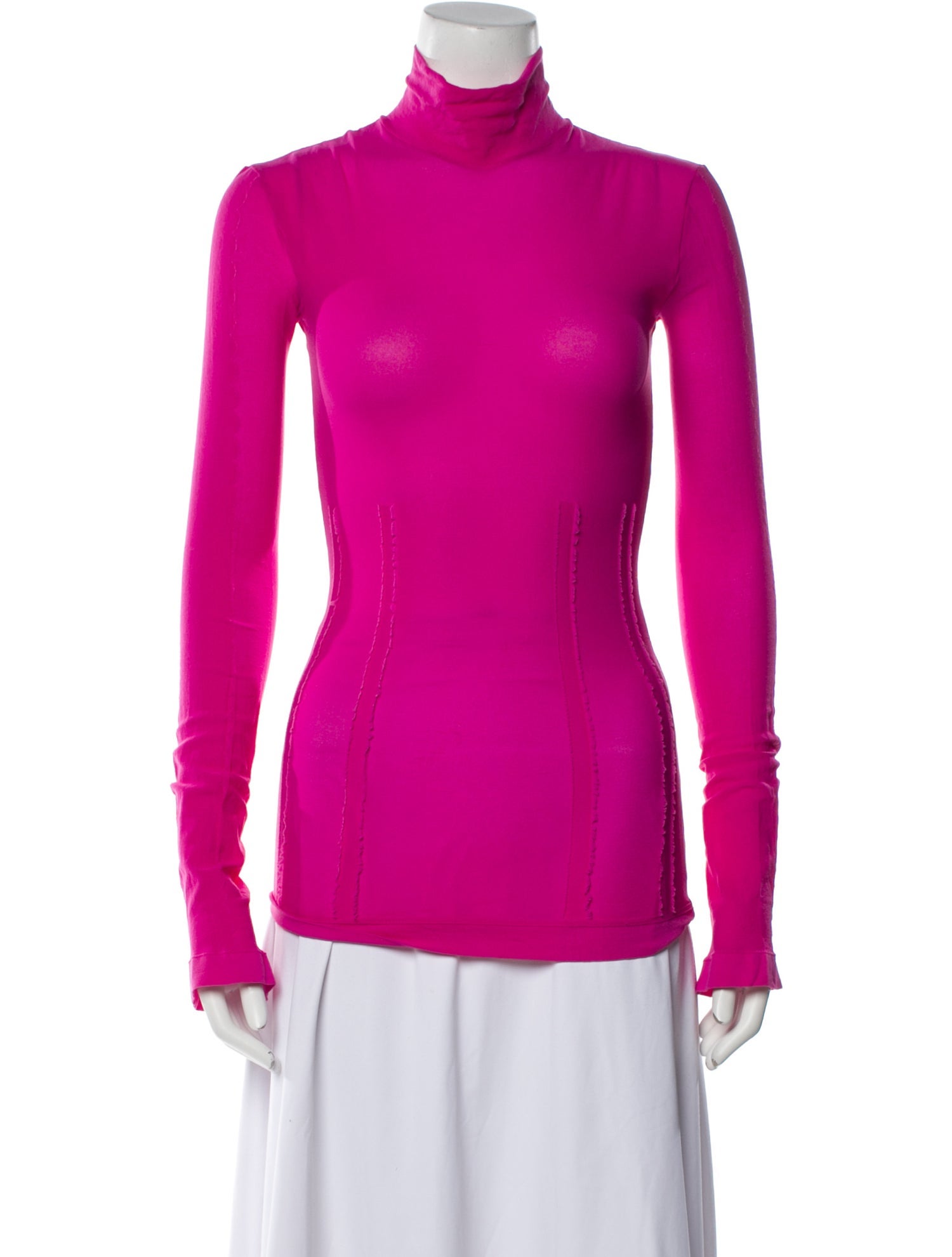 Acne Studios Nylon Turtleneck Top