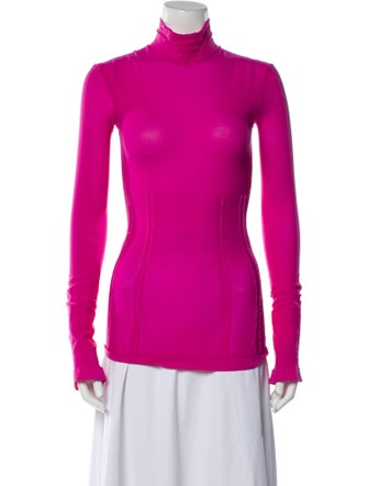 Acne Studios Nylon Turtleneck Top