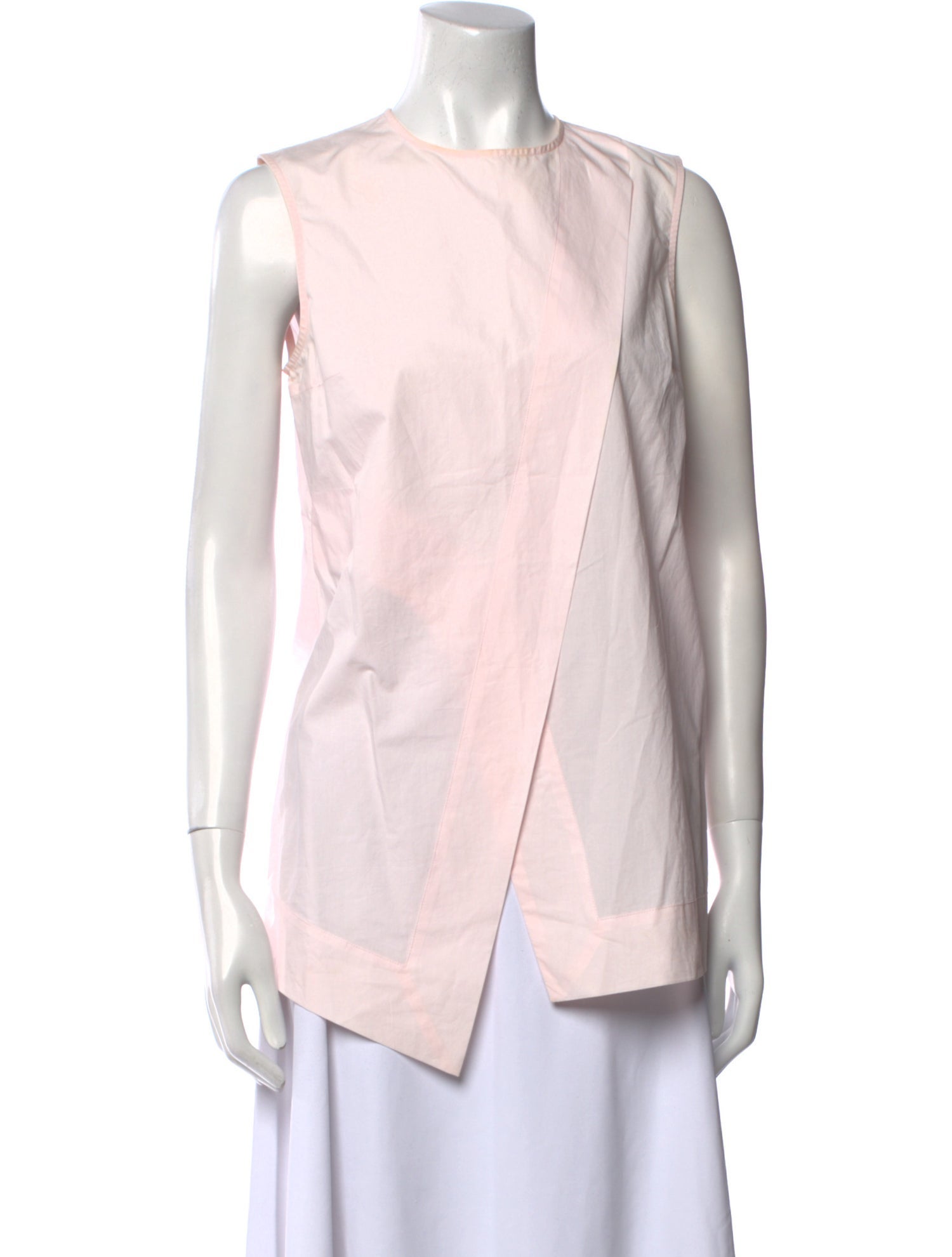 Acne Studios Crew Neck Sleeveless Blouse