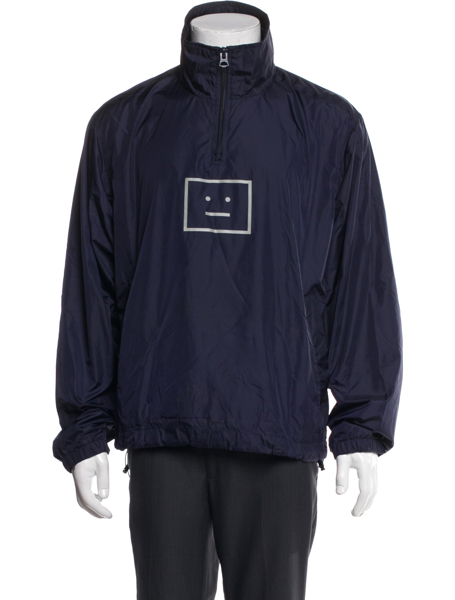 Acne Studios Graphic Print Turtleneck Pullover