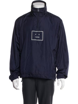 Acne Studios Graphic Print Turtleneck Pullover