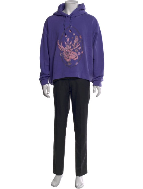 Acne Studios Graphic Print Crew Neck Hoodie