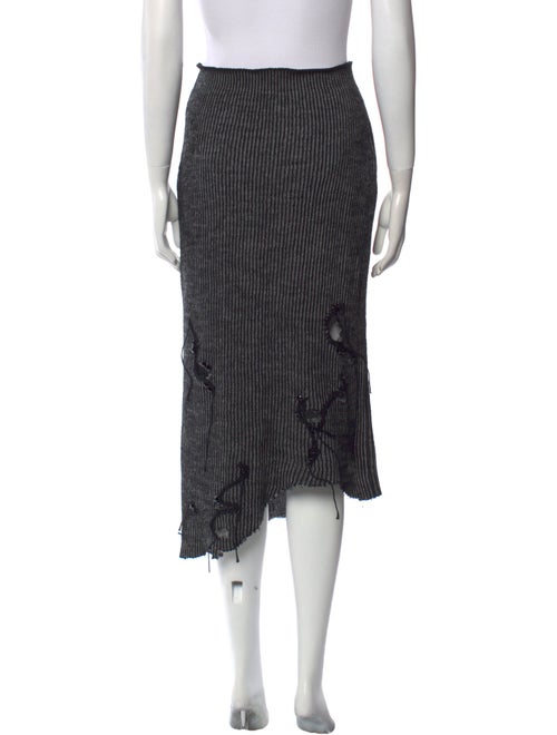 Acne Studios Wool Midi Length Skirt