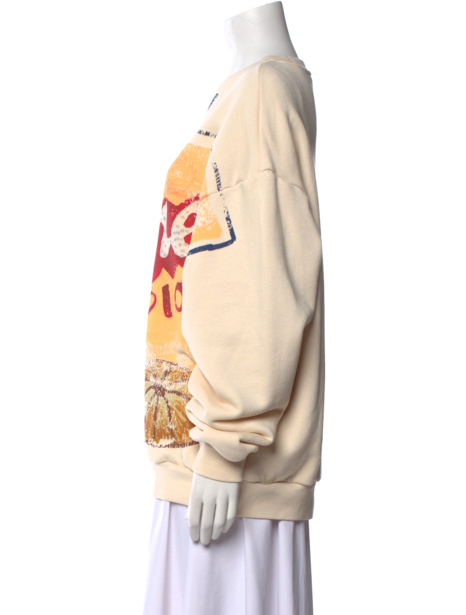 Acne Studios Graphic Print Crew Neck Sweatshirt