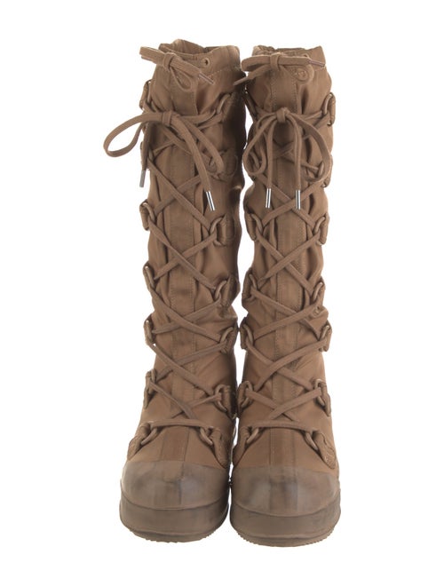 Acne Studios Canvas Lace-Up Boots