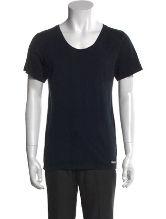 Acne Studios Scoop Neck Short Sleeve T-Shirt