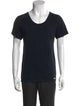 Acne Studios Scoop Neck Short Sleeve T-Shirt