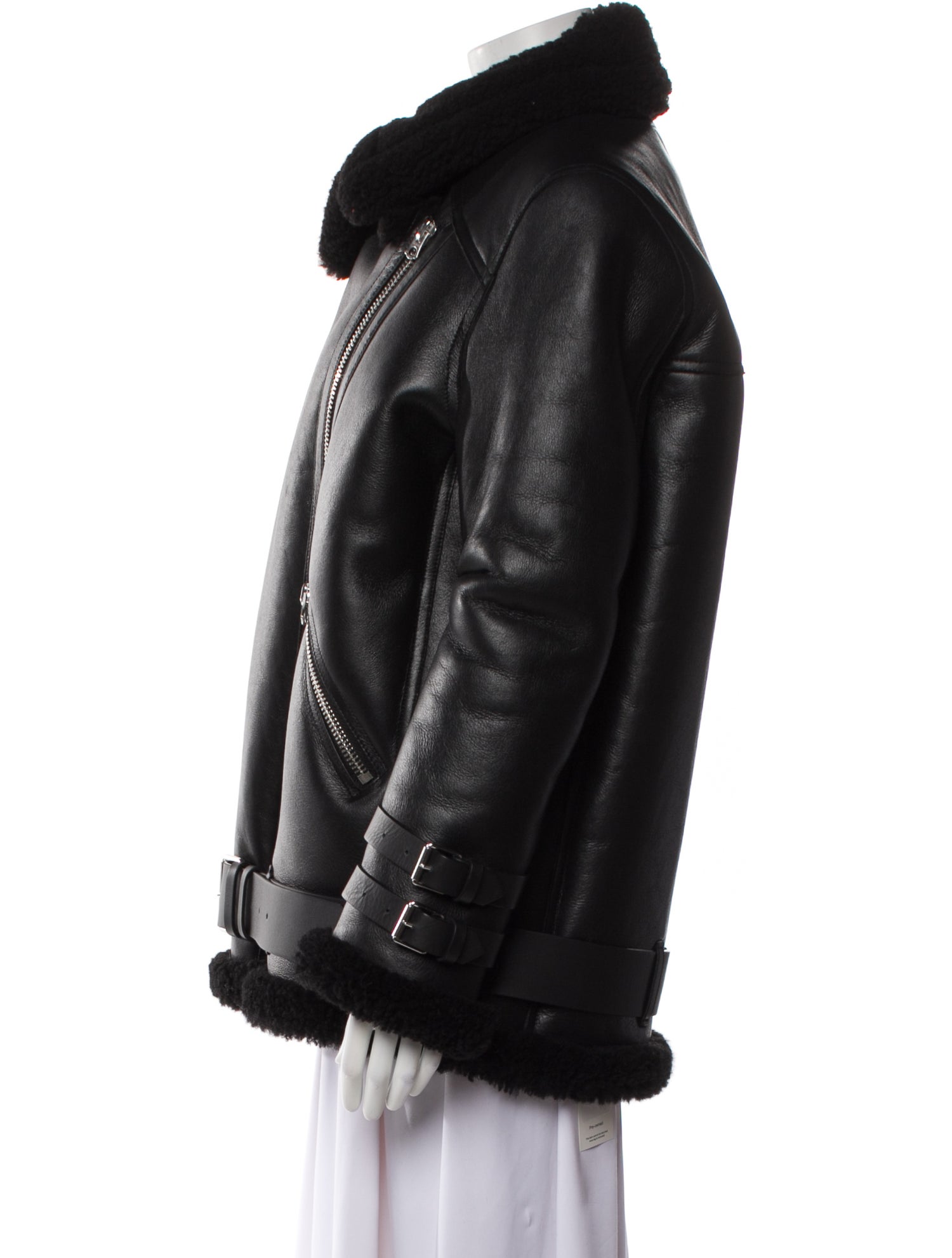 Acne Studios Shearling Fur Coat