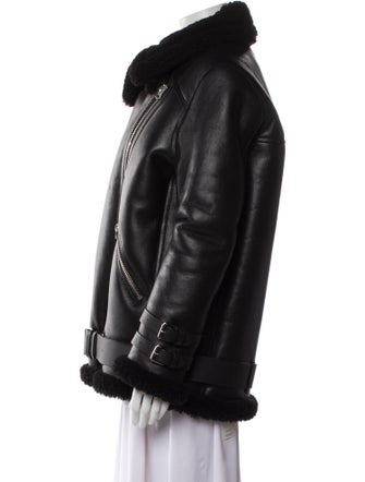 Acne Studios Shearling Fur Coat