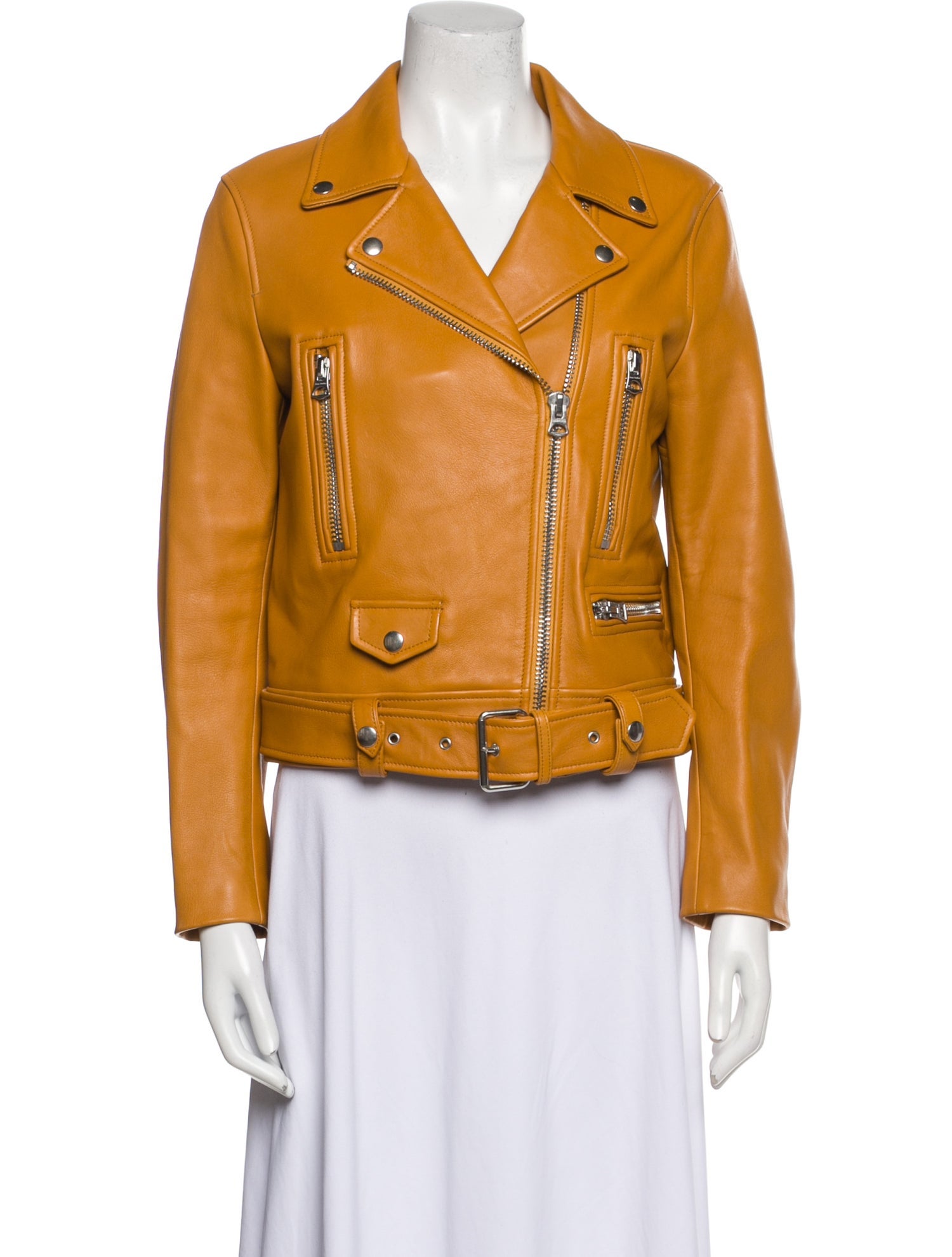 Acne Studios Leather Biker Jacket