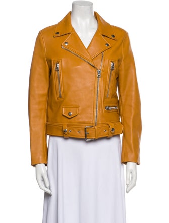Acne Studios Leather Biker Jacket