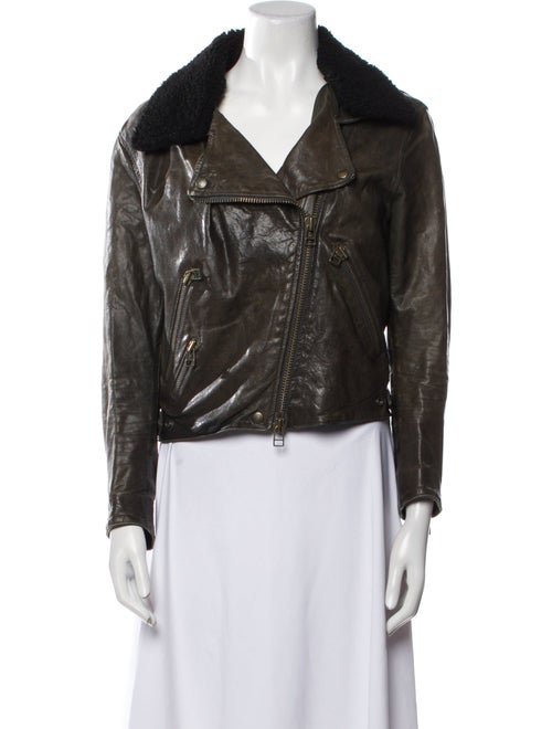 Acne Studios Leather Biker Jacket