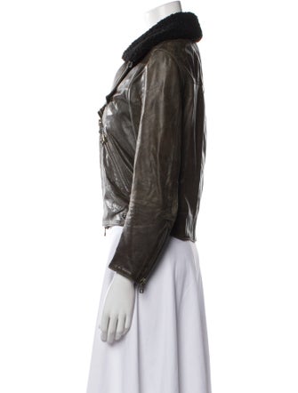 Acne Studios Leather Biker Jacket