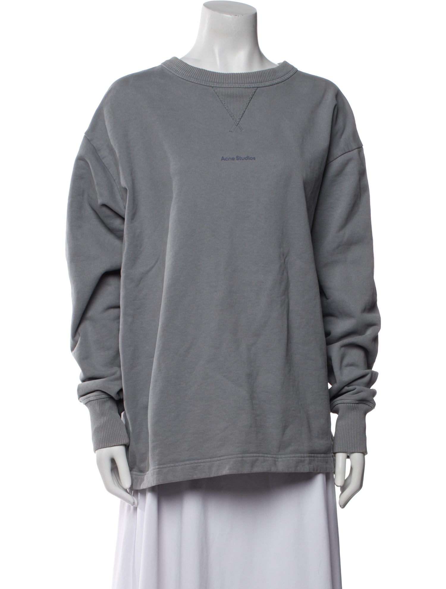 Acne Studios Crew Neck Long Sleeve Sweatshirt