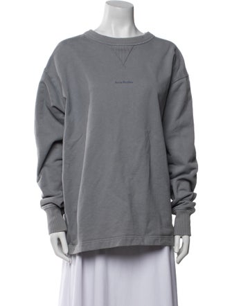 Acne Studios Crew Neck Long Sleeve Sweatshirt