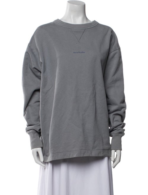 Acne Studios Crew Neck Long Sleeve Sweatshirt