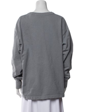Acne Studios Crew Neck Long Sleeve Sweatshirt