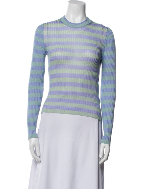 Acne Studios Striped Crew Neck Top