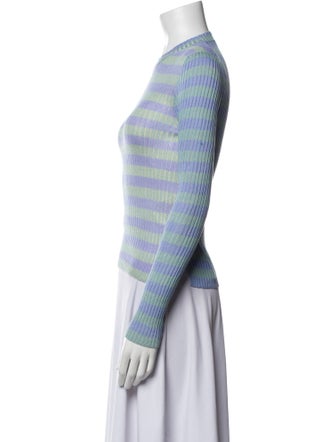Acne Studios Striped Crew Neck Top