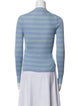 Acne Studios Striped Crew Neck Top