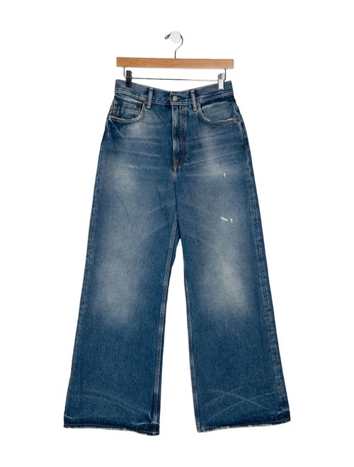 Acne Studios High-Rise Wide Leg Jeans
