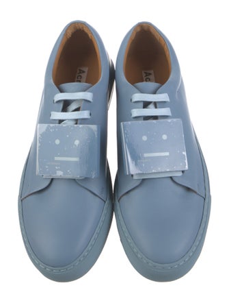 Acne Studios Leather Beaded Accents Sneakers