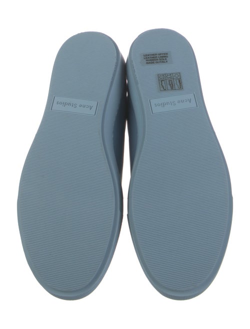 Acne Studios Leather Beaded Accents Sneakers