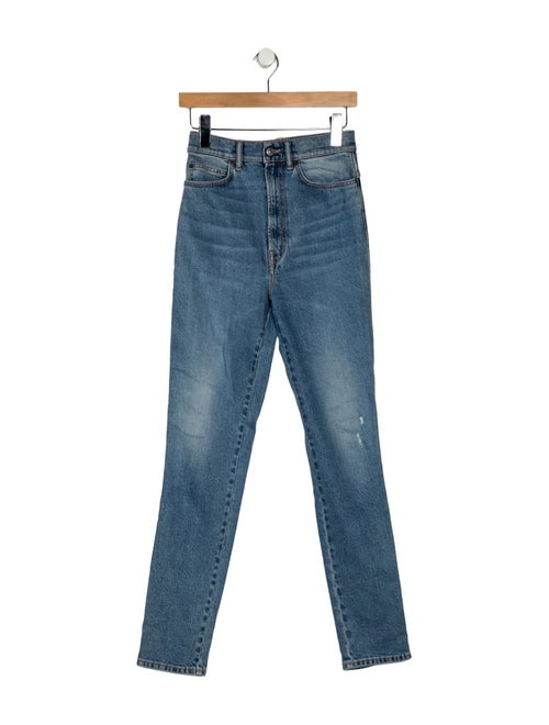 Acne Studios High-Rise Straight Leg Jeans