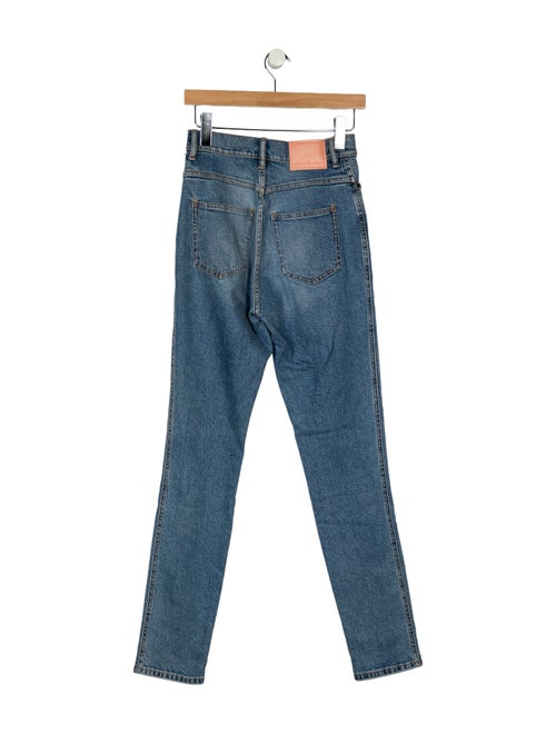 Acne Studios High-Rise Straight Leg Jeans