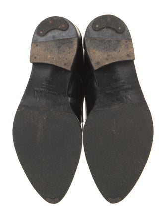 Acne Studios Patent Leather Combat Boots