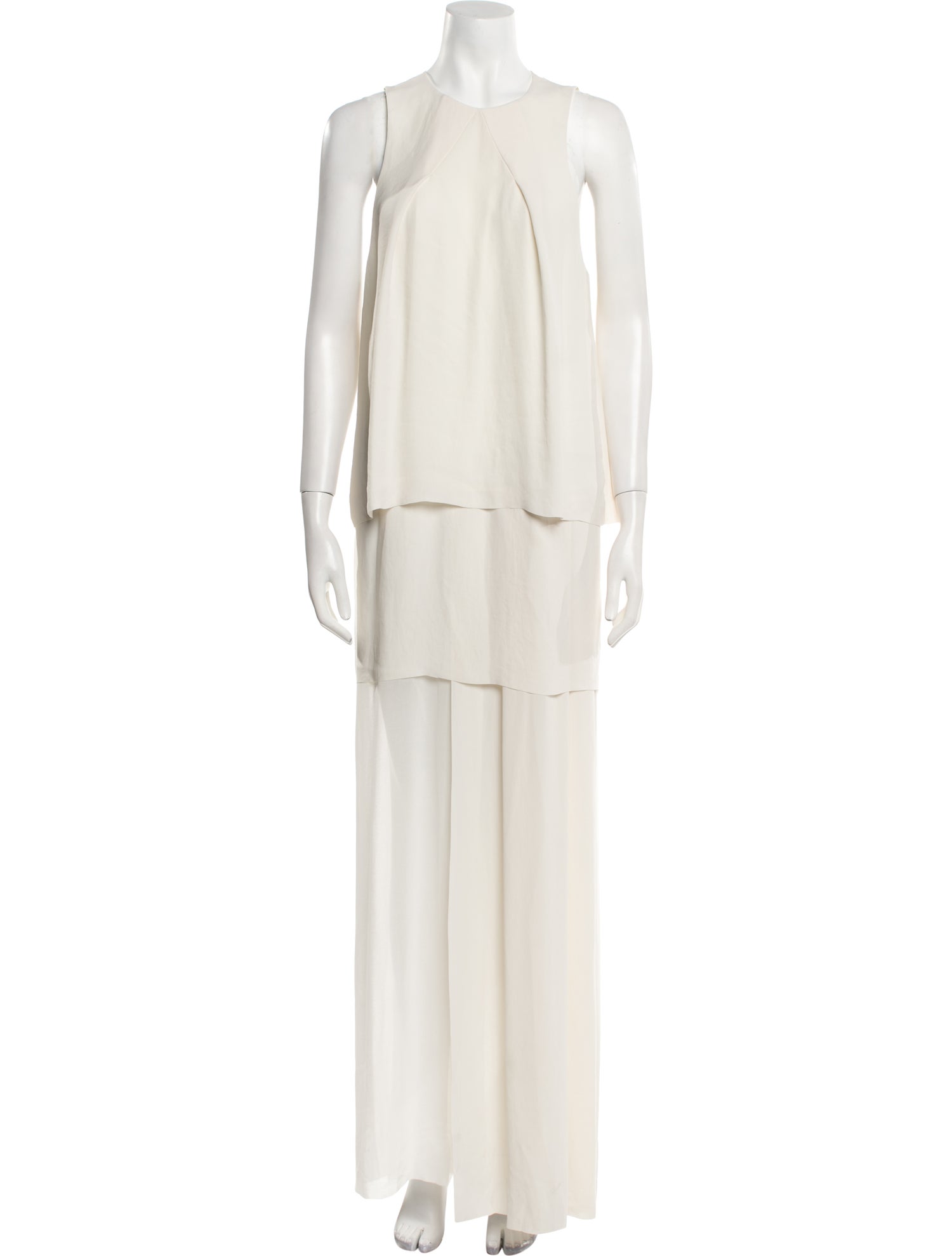 Acne Studios Crew Neck Long Dress