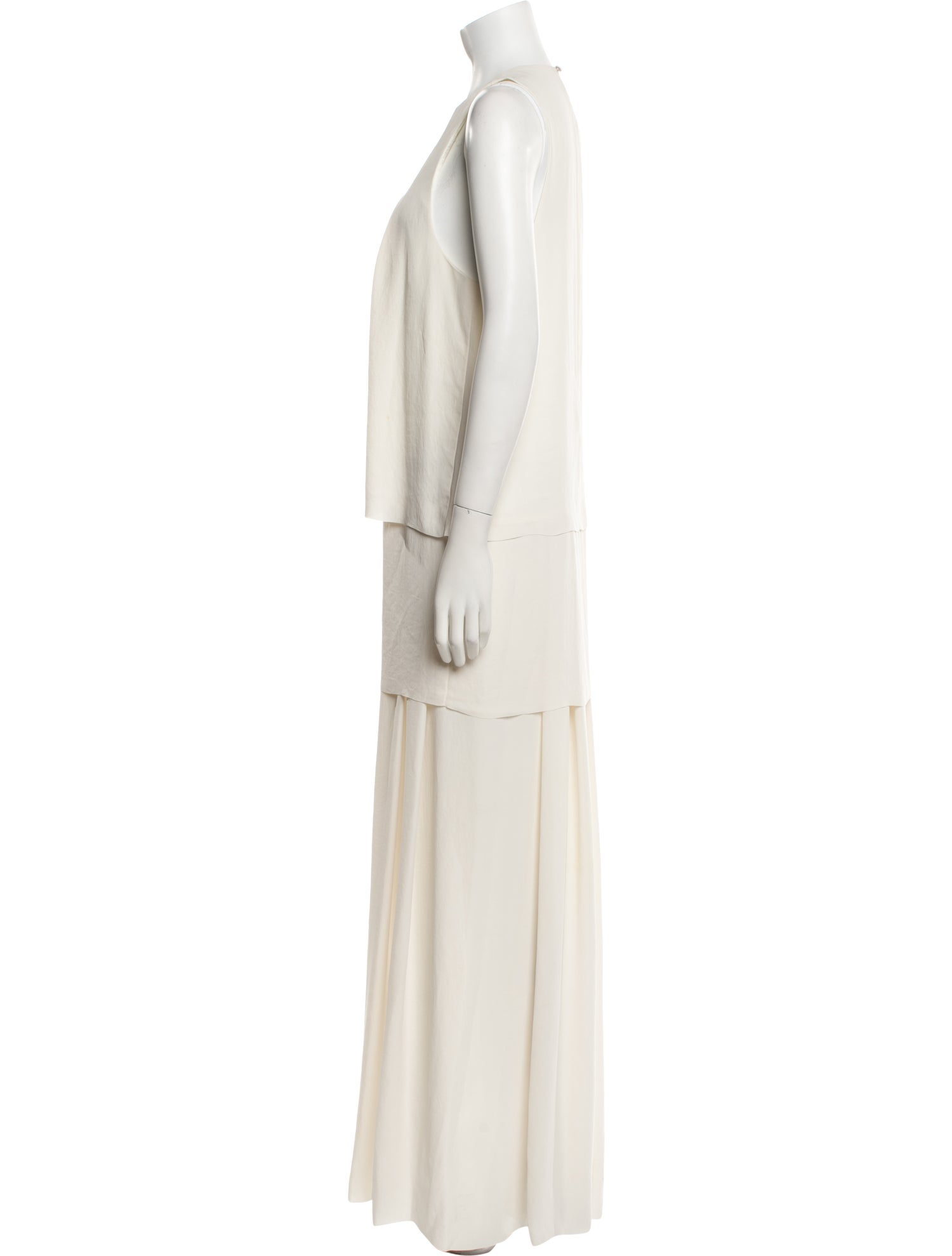Acne Studios Crew Neck Long Dress
