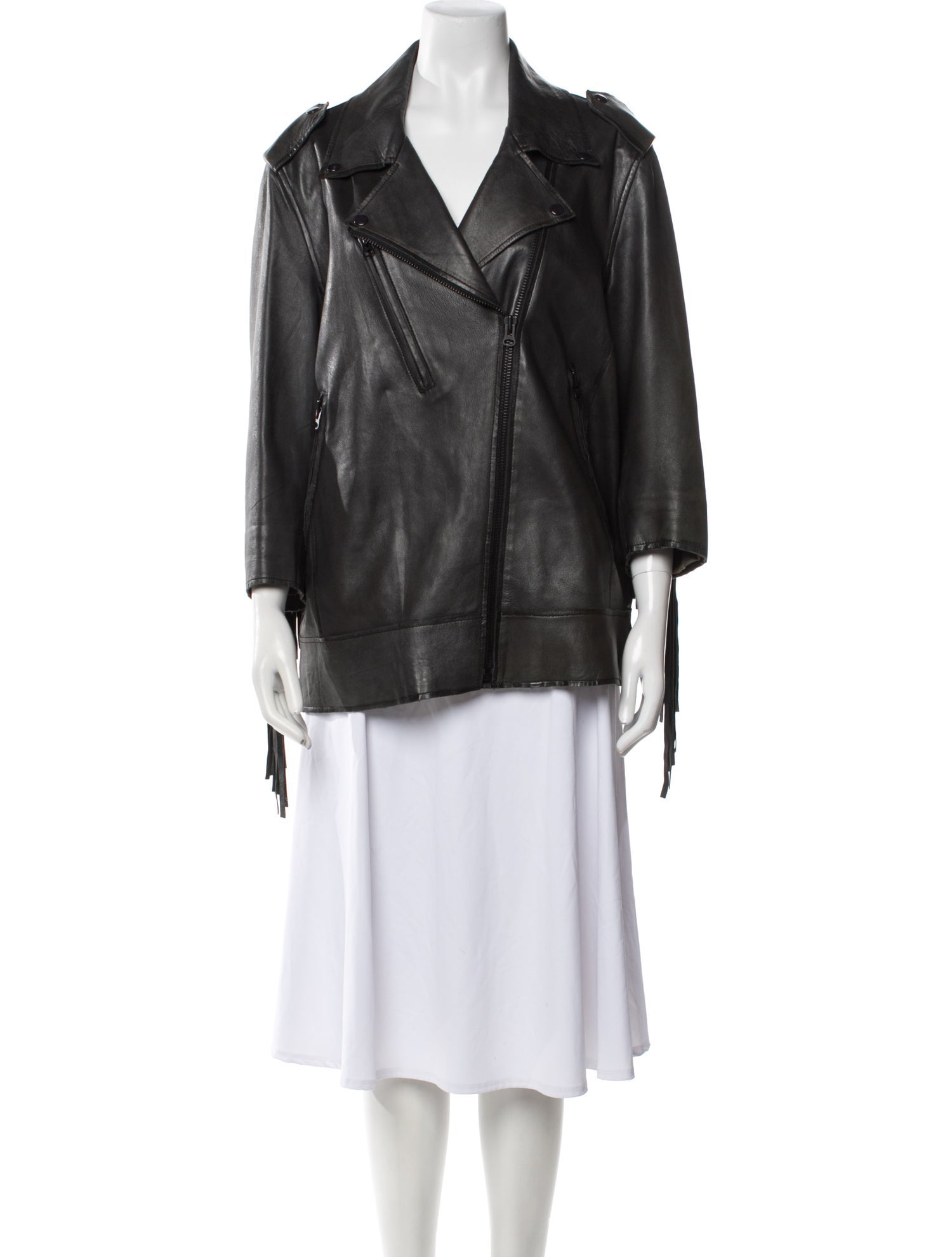 Acne Studios Leather Biker Jacket