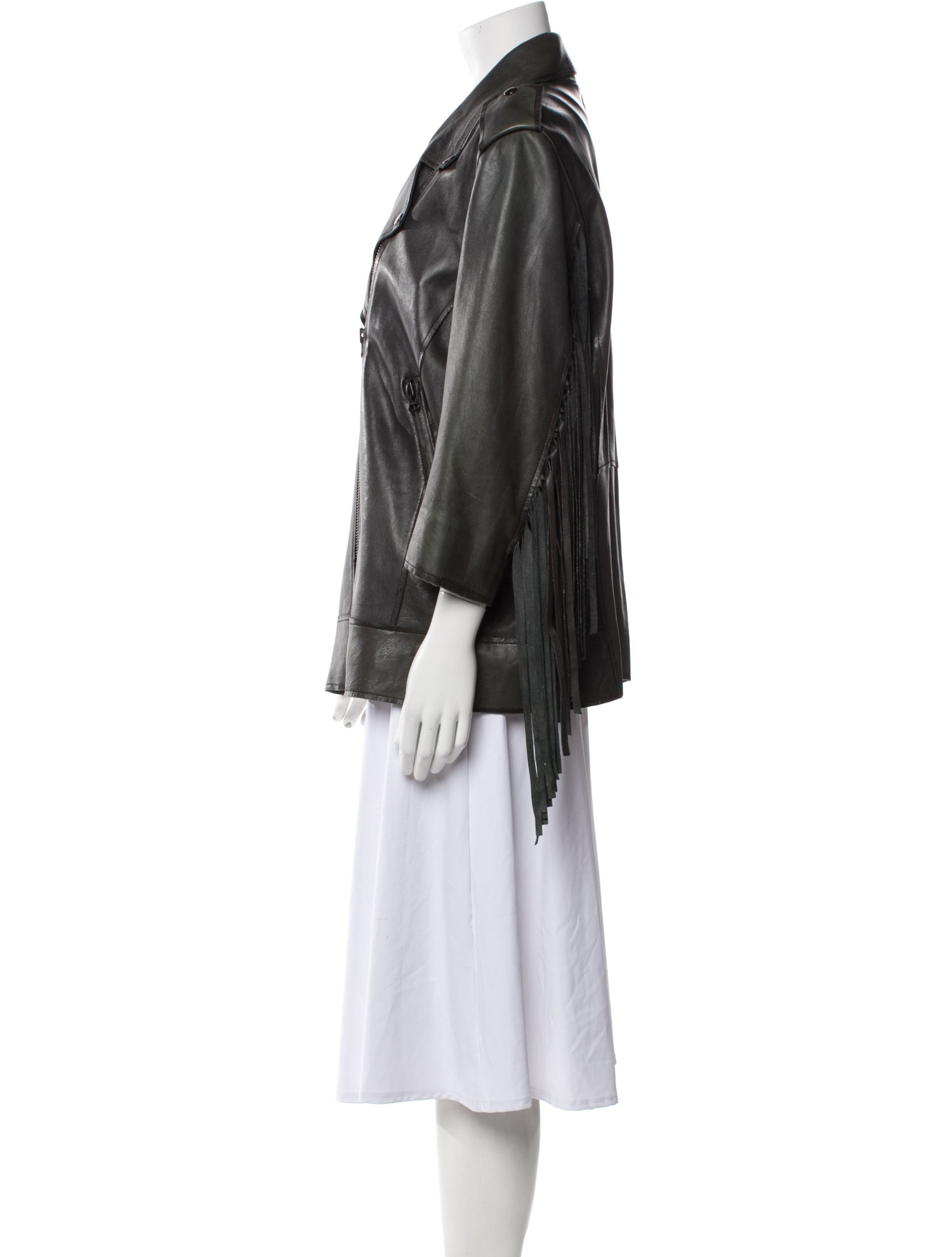 Acne Studios Leather Biker Jacket