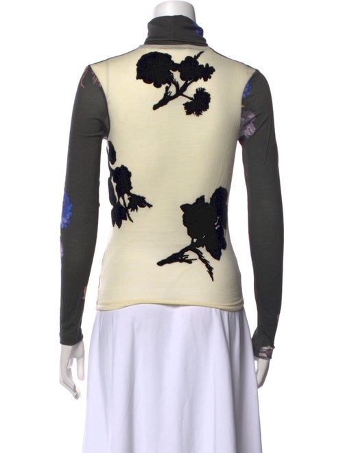 Acne Studios Wool Floral Print Top