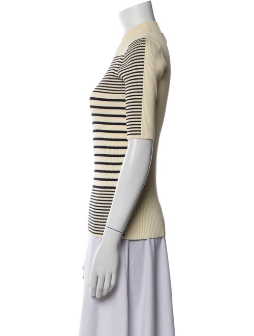 Acne Studios Striped Mock Neck Top