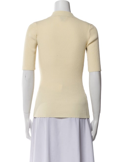 Acne Studios Striped Mock Neck Top