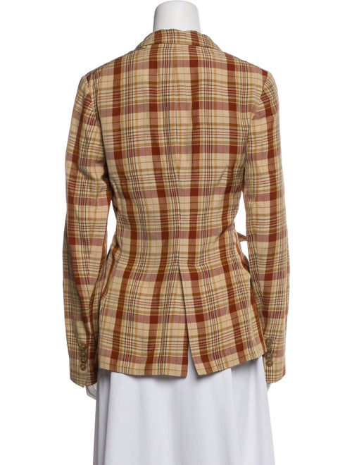 Acne Studios Plaid Print Blazer