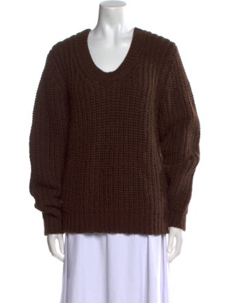 Acne Studios Alpaca Scoop Neck Sweater