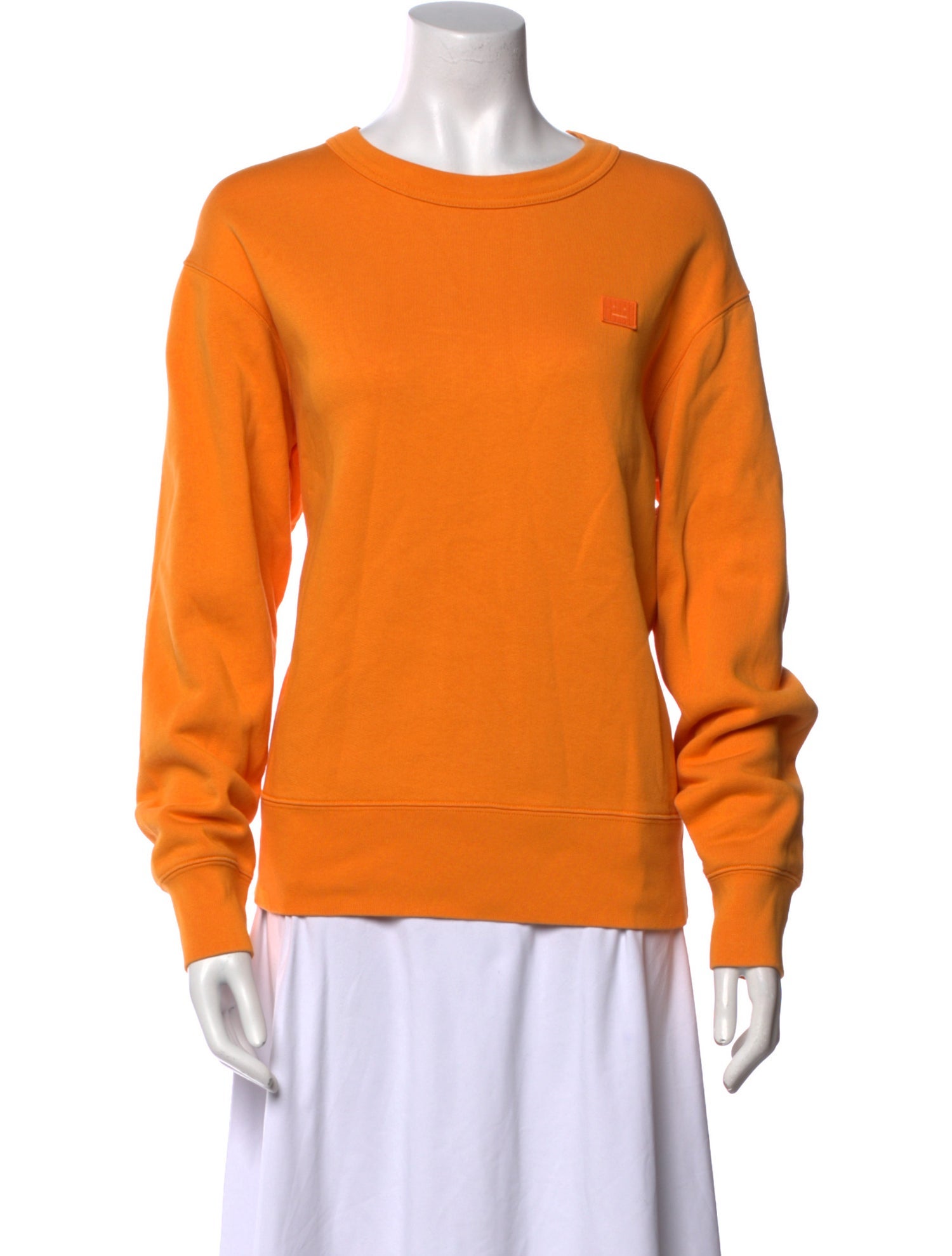 Acne Studios Bateau Neckline Long Sleeve Sweatshirt