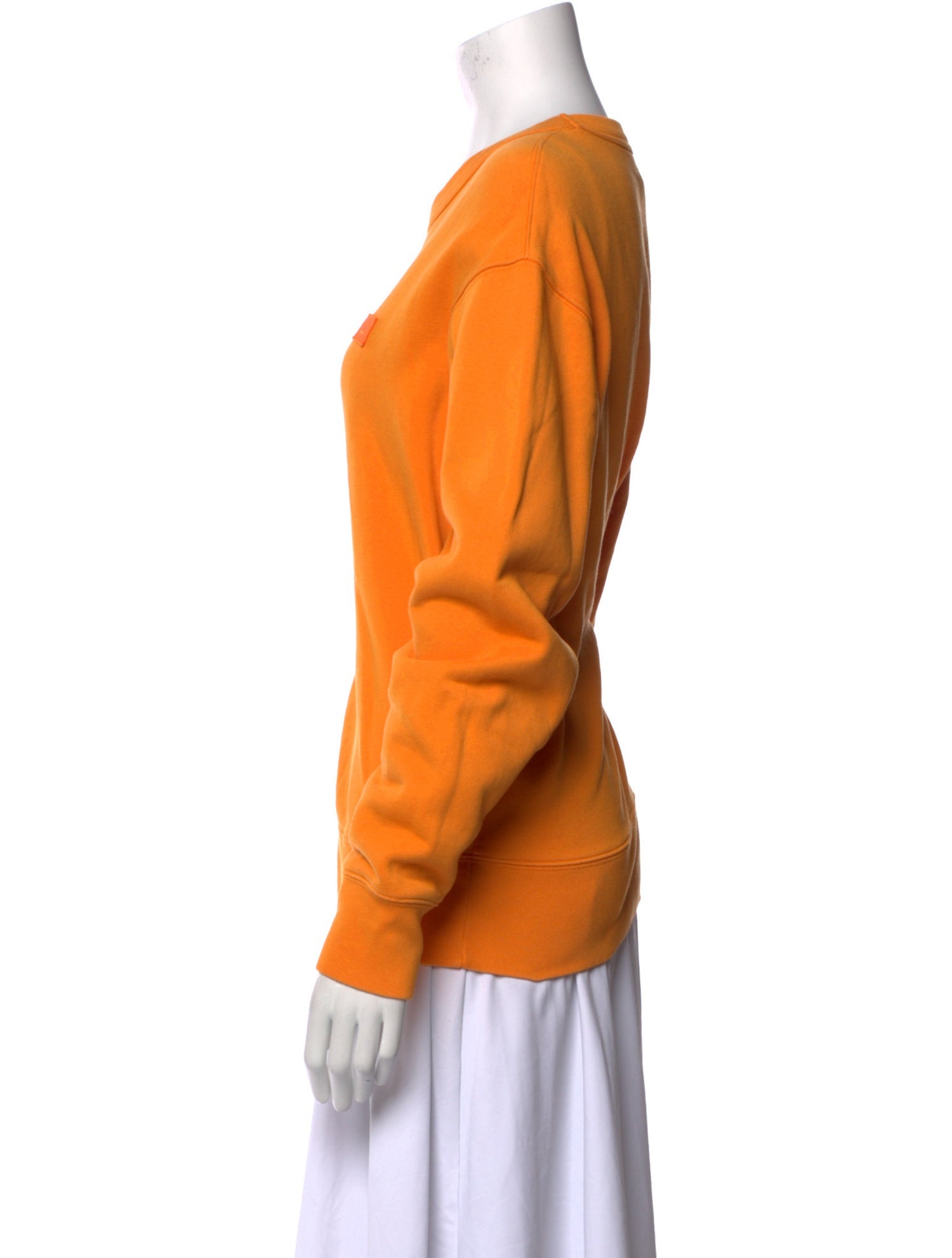 Acne Studios Bateau Neckline Long Sleeve Sweatshirt