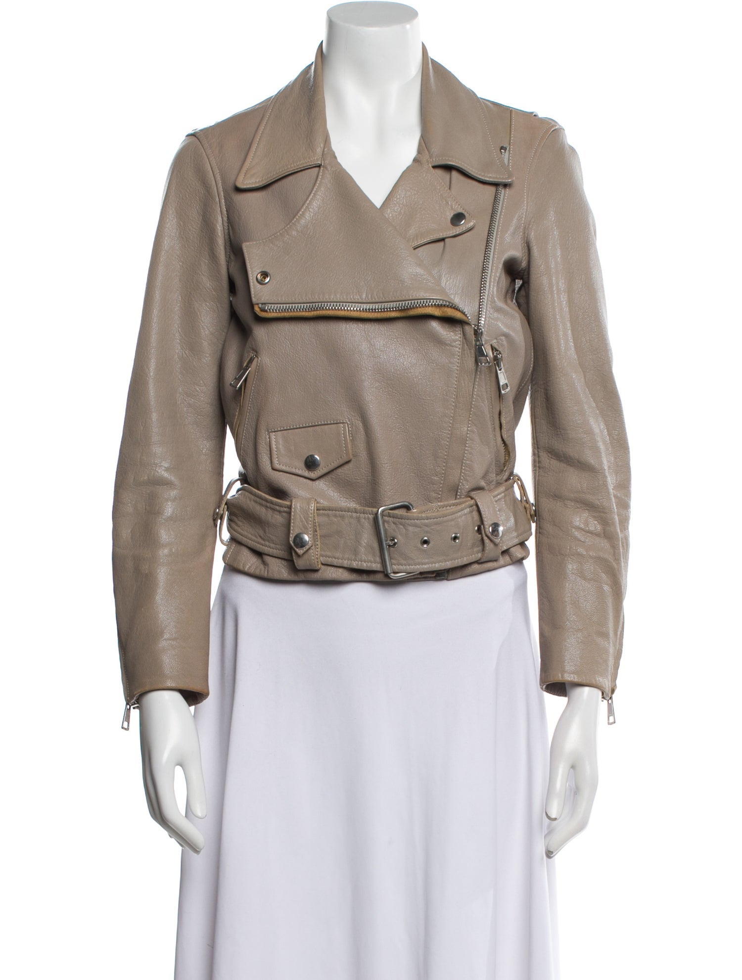 Acne Studios Leather Biker Jacket