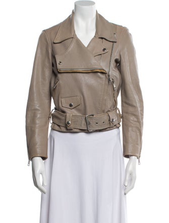 Acne Studios Leather Biker Jacket