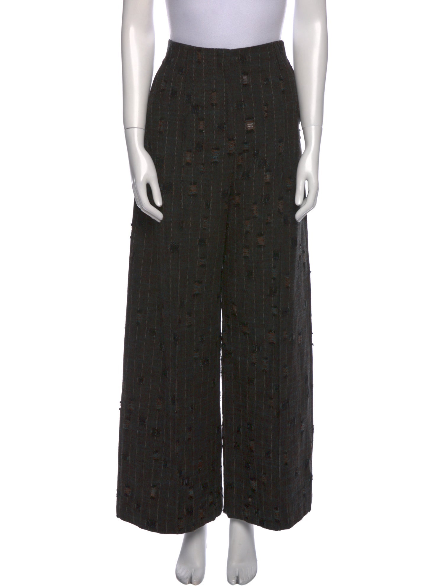Acne Studios Striped Wide Leg Pants