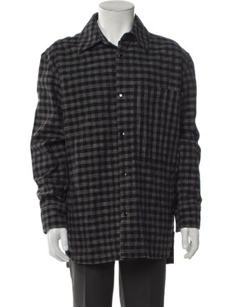 Acne Studios Plaid Print Jacket