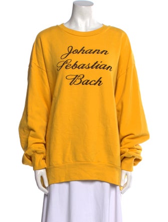 Acne Studios Graphic Print Crew Neck Sweatshirt