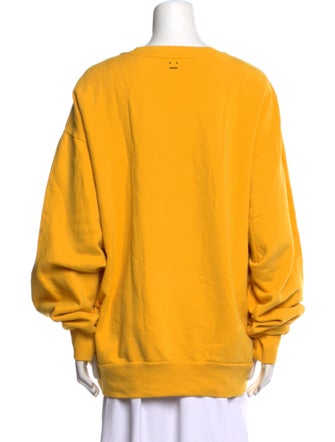 Acne Studios Graphic Print Crew Neck Sweatshirt