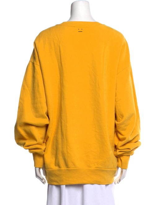 Acne Studios Graphic Print Crew Neck Sweatshirt