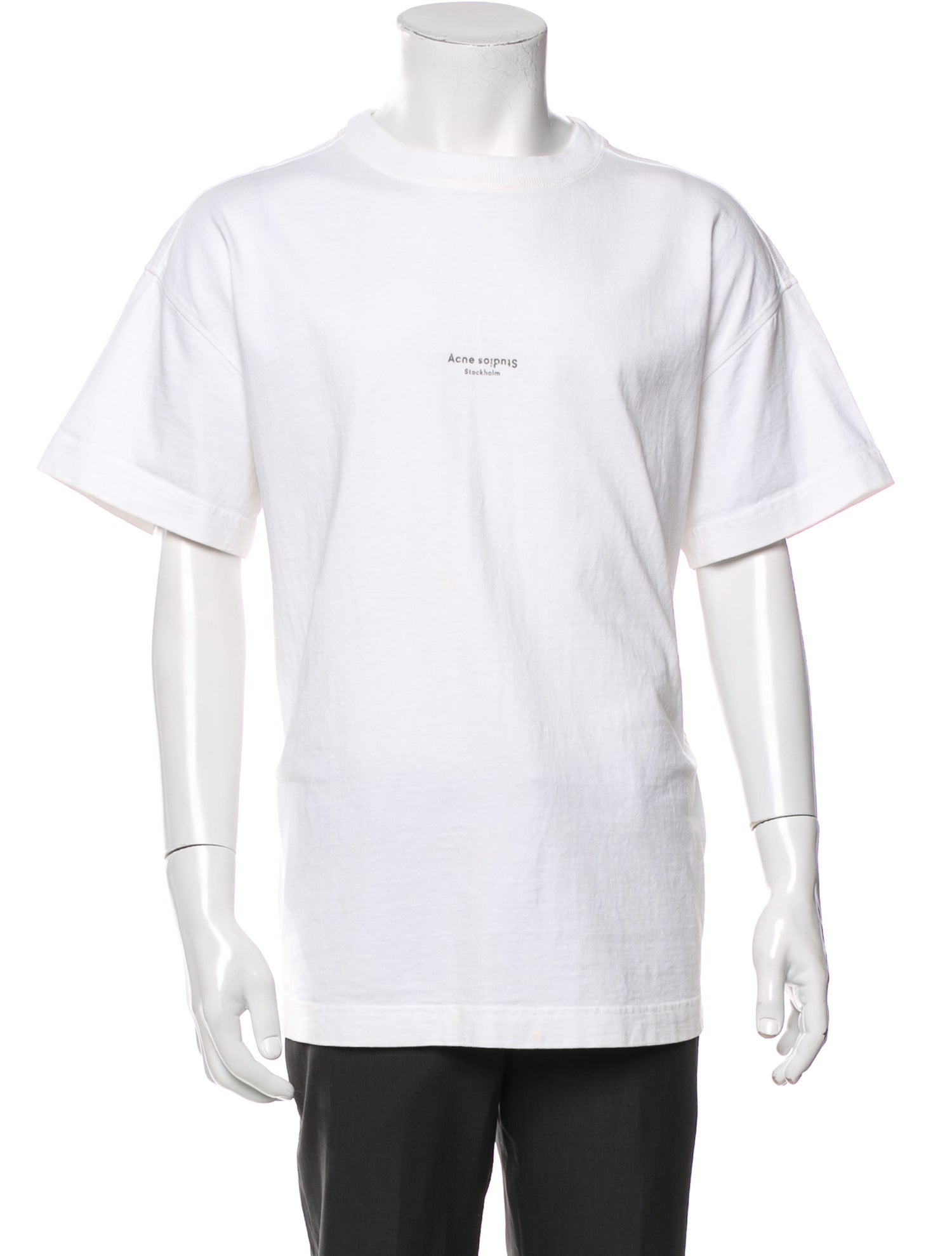 Acne Studios Graphic Print Crew Neck T-Shirt
