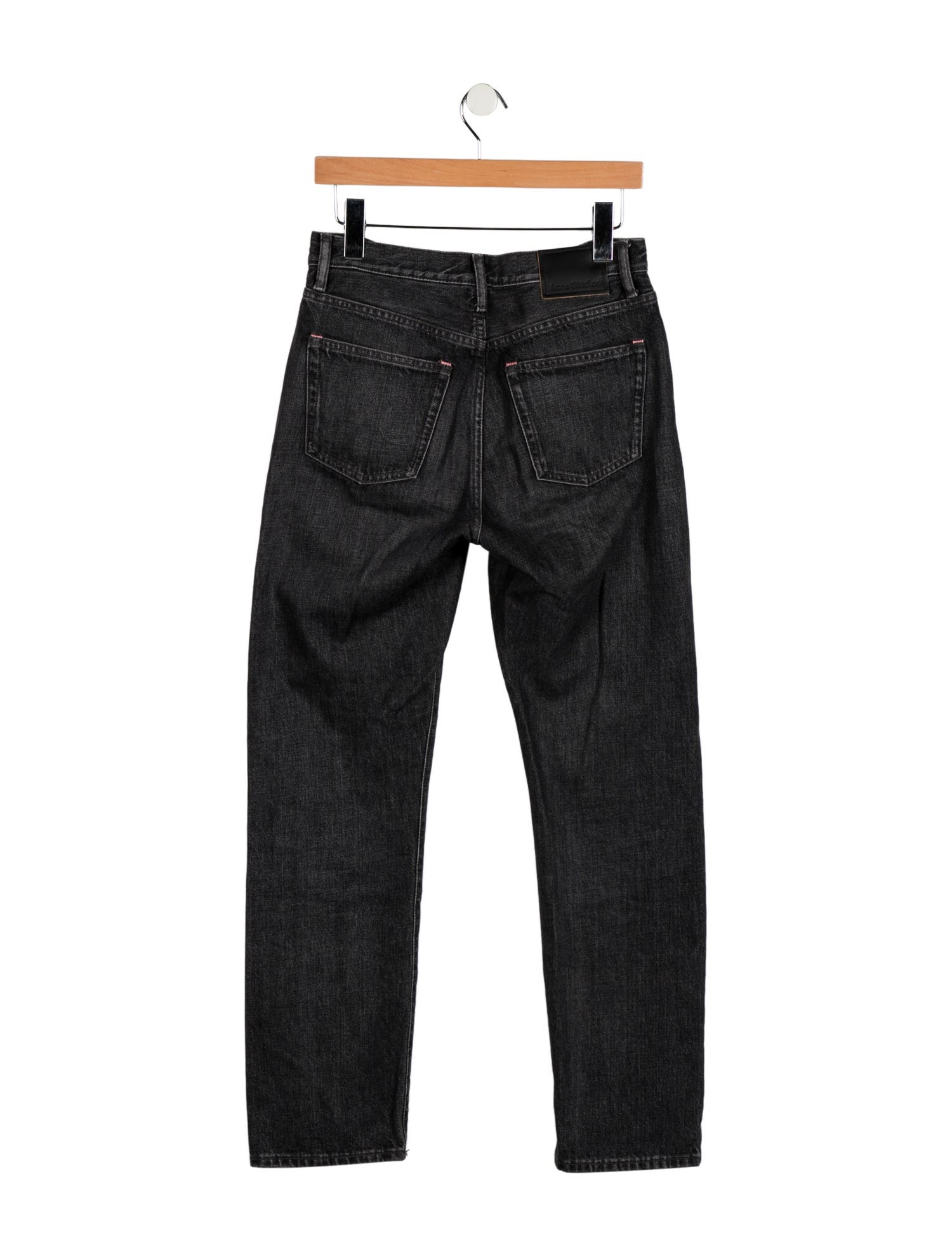Acne Studios High-Rise Straight Leg Jeans